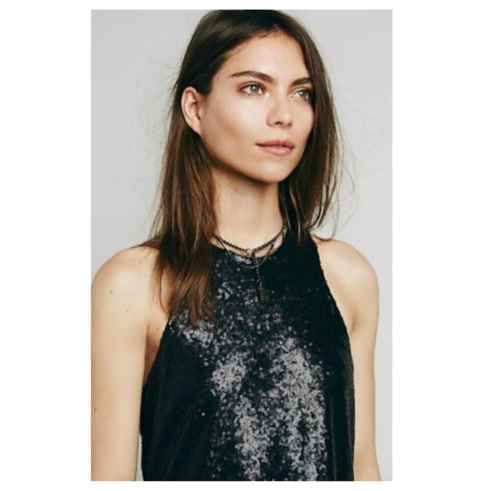 Free People Liquid Shine Mini Dress - Picture 7 of 14
